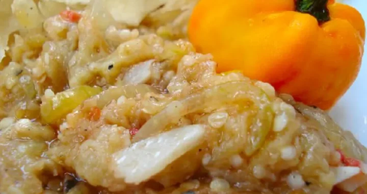 Baigan Choka – Fiji Style Smoked Eggplant